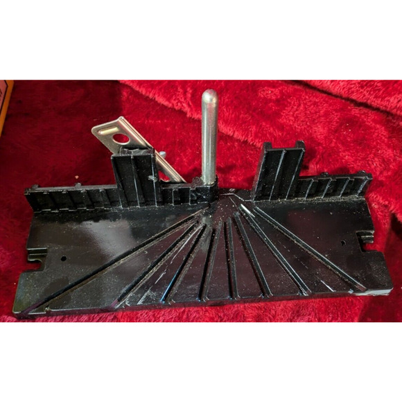 Vintage Stanley Handyman Mitre Box H114A Made in the USA Original Box Used - Picture 7 of 11